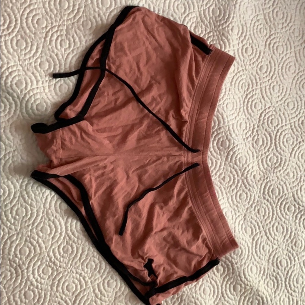VS PINK pink pajama shorts.